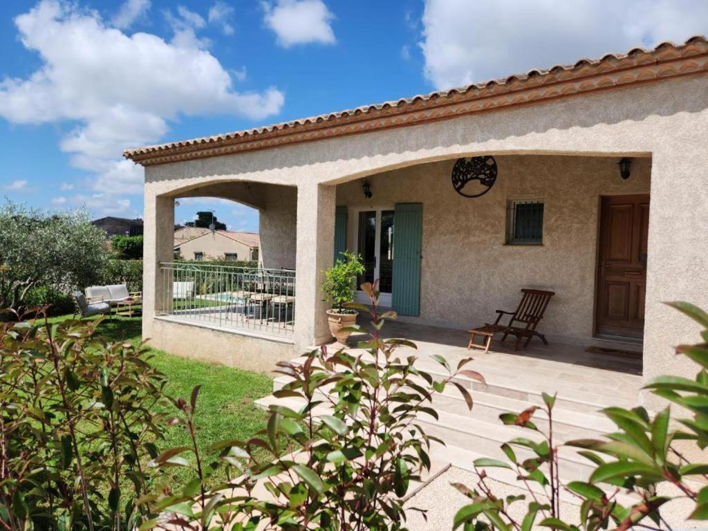 Villa Piscine Uzes A Pied 6 Personnes Farandole Exterior foto
